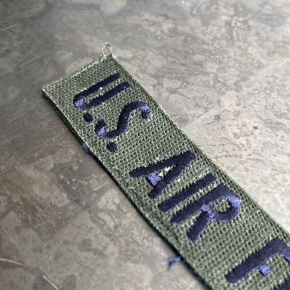 U.S. AIR FORCE embroidered tape patch - vintage - Picture 5 of 10